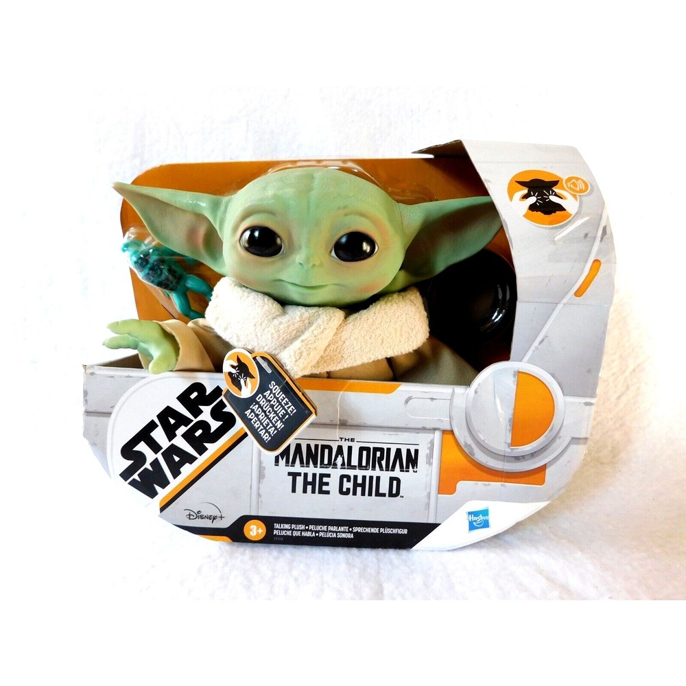 Star Wars Mandalorian The Child Talking Baby Yoda 7.5" Electronic Plush Toy